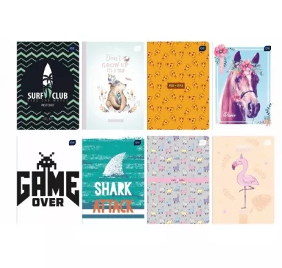 Zeszyt A5 32k Wąska Niebieska Linia Interdruk