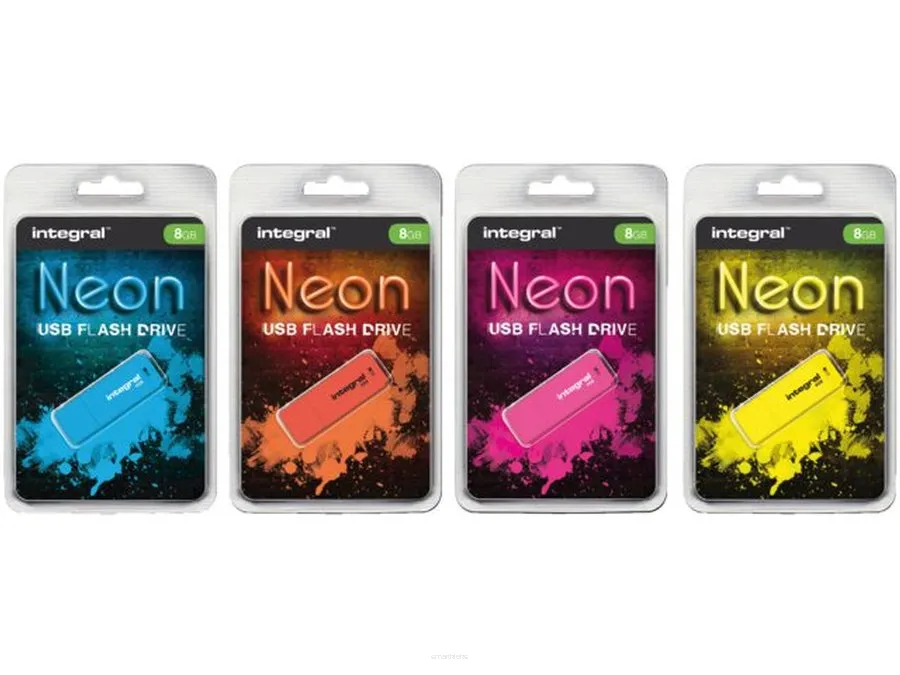 Pendrive USB 16GB Neon Żółty Integral  SmartKleks.pl