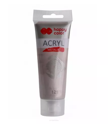 Farby Akrylowe Happy Color 75ml Różowe Złoto Metalik 121
