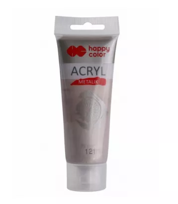 Farby Akrylowe Happy Color 75ml Różowe Złoto Metalik 121