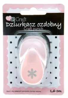 Dziurkacz Ozdobny Śnieżka 1,6 cm JCDZ-105-007 smartkleks.pl