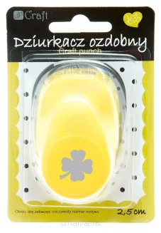 Dziurkacz Ozdobny Koniczyna 3  2,5 cm smartkleks.pl