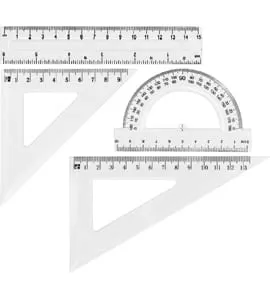 Zestaw Geometryczny Transparentny GR-031T Grand