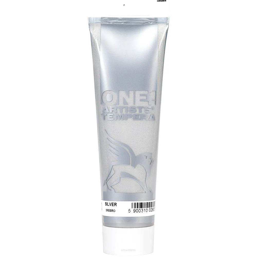 Farba Tempera One Renesans 100ml 23 Srebro