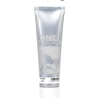 Farba Tempera One Renesans 100ml 23 Srebro
