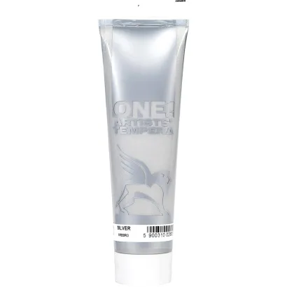 Farba Tempera One Renesans 100ml 23 Srebro