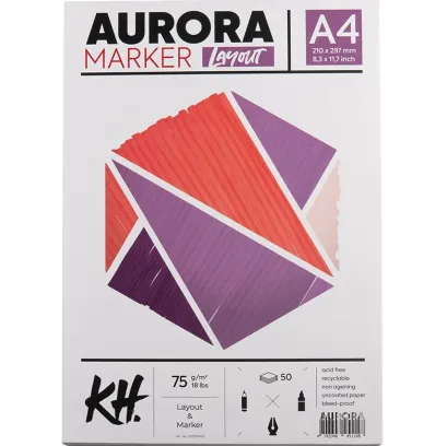 Blok do Markerów Aurora Marker Layout A4