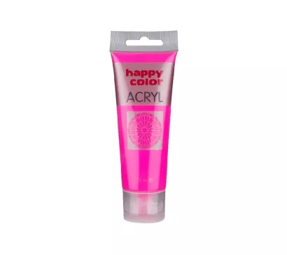 Farba Akrylowa Happy Color 75ml Różowa Fluo 221