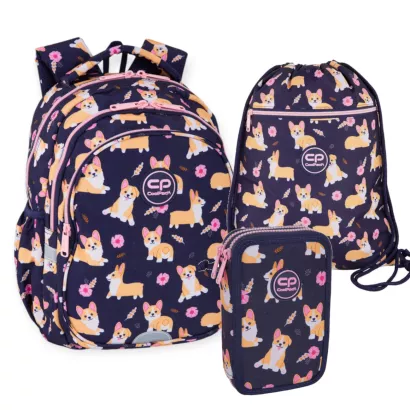 Plecak Młodzieżowy Coolpack Jerry Elisabeth z Piórnikiem i Workiem