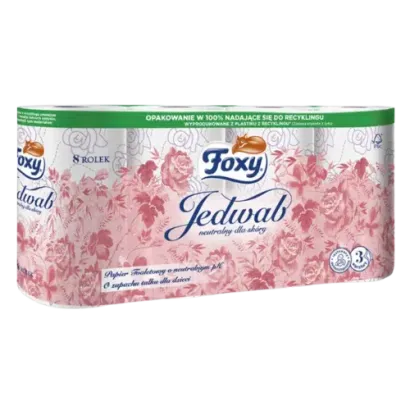Foxy Papier Toaletowy Jedwabny 8 Rolek
