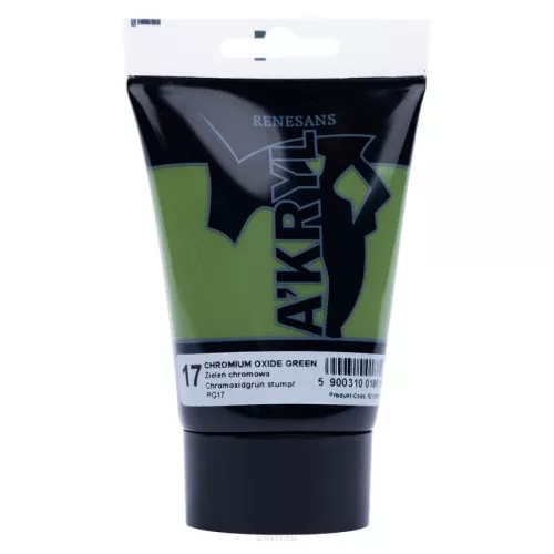Farba Akrylowa Renesans 100ml 17 Zieleń Chromowa
