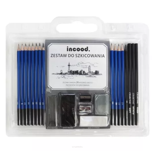 Zestaw Do Szkicowania Incood 26el. smartkleks.pl