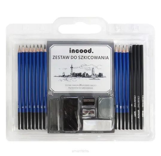 Zestaw Do Szkicowania Incood 26el. smartkleks.pl