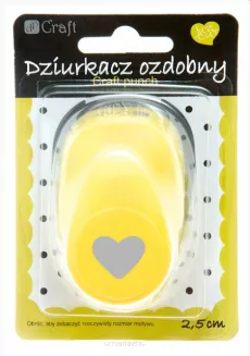 Dziurkacz Ozdobny Serce  2,5 cm JCDZ-110-023 smartkleks.pl