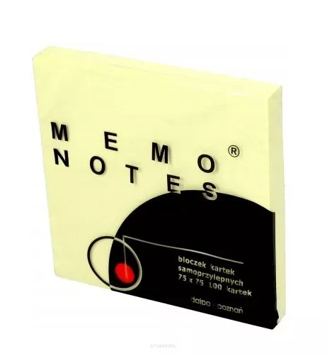 Bloczek Samoprzylepny Karteczki 75x75mm Memo