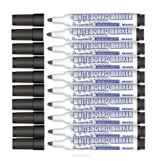 10x Marker do białych tablic Granit M460 czarny smartkleks.pl