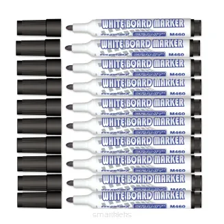10x Marker do białych tablic Granit M460 czarny smartkleks.pl