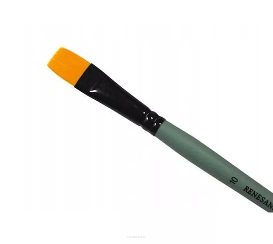 Pędzel Syntetyczny Płaski Renesans 14