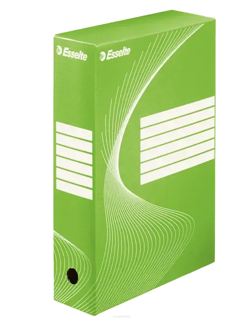 PUDŁO ARCHIWIZACYJNE 80MM ZIELONE ESSELTE