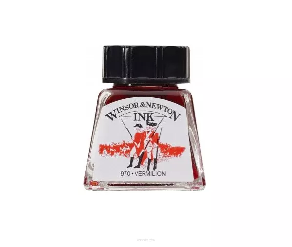 Tusz Rysunkowy Winsor & Newton Vermilion 970 smartkleks.pl