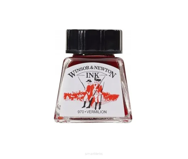 Tusz Rysunkowy Winsor & Newton Vermilion 970 smartkleks.pl