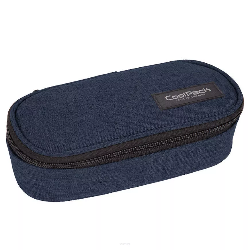 Piórnik Jednokomorowy Bez Wyposażenia CoolPack Campus Snow Dark Blue SmartKleks.pl