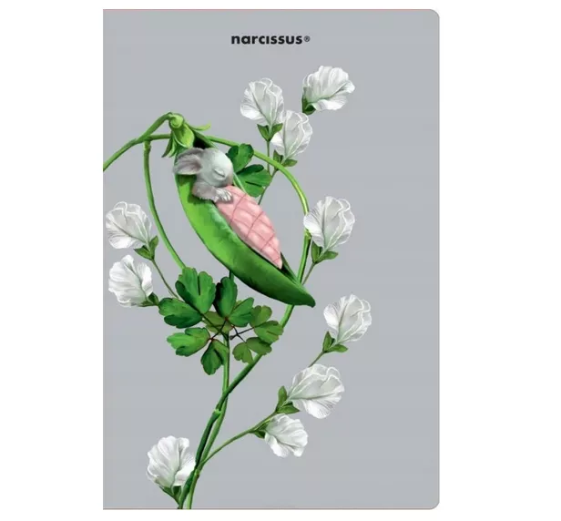 Teczka Papierowa Z gumką A4 Pea Pods Narecissus