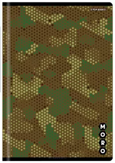 5x Zeszyt A5/96 Kratka Top-2000 Moro z Marginesem smartkleks.pl