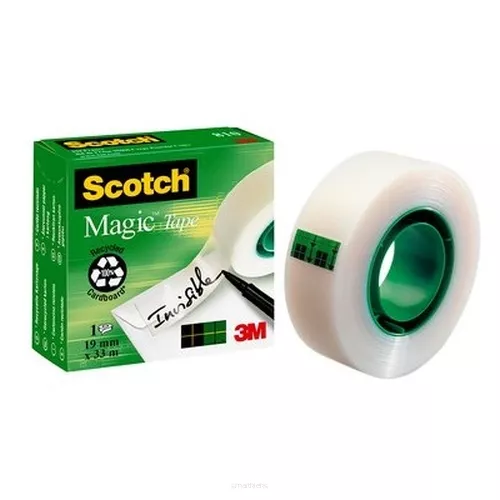 Taśma samoprzylepna Scotch Magic matowa w pudełku 19 mm x 33 m