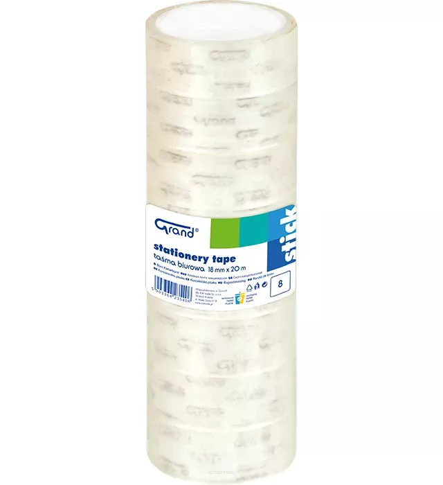 Taśma biurowa GRAND 18×20 m 8szt.