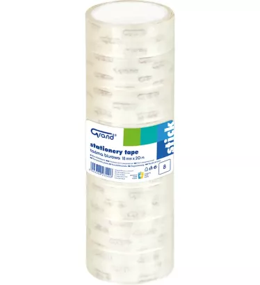 Taśma biurowa GRAND 18×20 m 8szt.