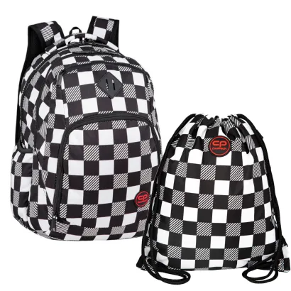 Plecak MŁODZIEŻOWY SZKOLNY CoolPack Break Checkers z Workiem