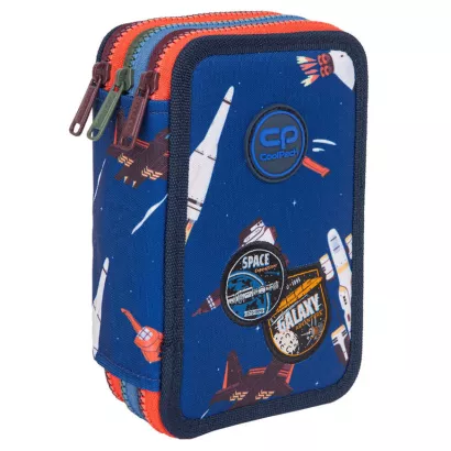 Piórnik Trójkomorowy Cool Pack z Wyposażeniem Jumper 3 Space Adventure F067764