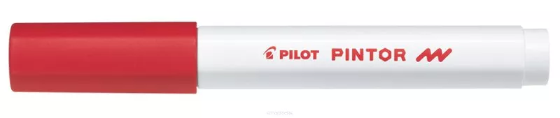 Marker permanentny okrągły Pilot Pintor F Czerwony