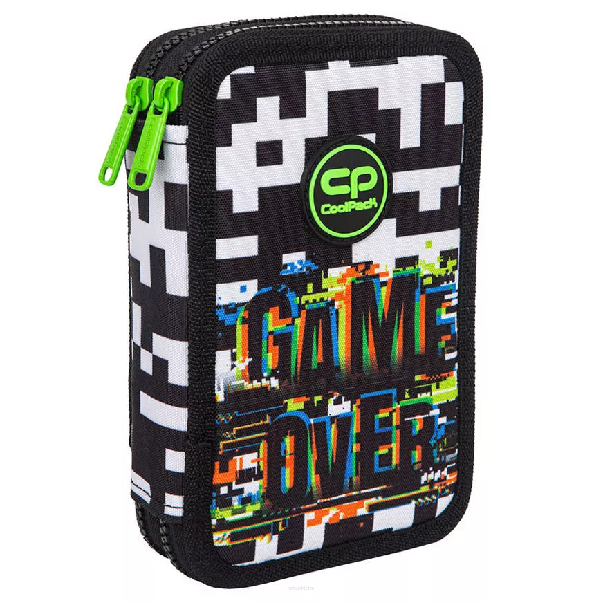 Piórnik Dwukomorowy Z Wyposażeniem Jumper 2 Game Over SmartKleks.pl