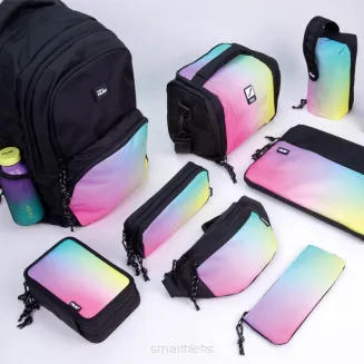 Piórnik Mini Kwadratowy Milan Sunset Czarny SmartKleks.pl