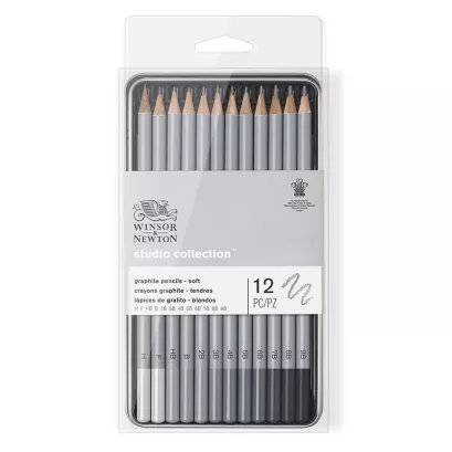 Ołówki Winsor&Newton Studio Collection 12 Sztuk