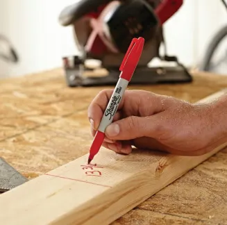 Marker Permanentny Sharpie Fine Pisak Szybkoschnący 12 Sztuk Czarny - 11