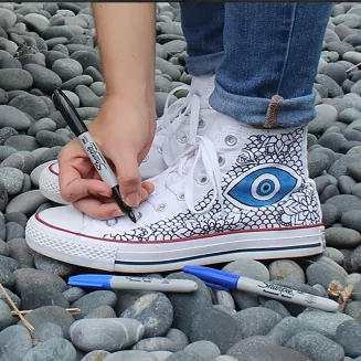 12 x Marker Budowlany Permanentny Sharpie Fine Pisak Szybkoschnący Czarny smartkleks.pl