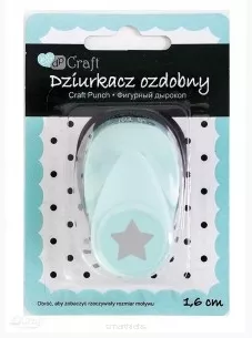 Dziurkacz Ozdobny Gwiazdka 1,6 cm JCDZ-105-019 smartkleks.pl