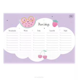 Plan Lekcji Glitter A4 Interdruk 