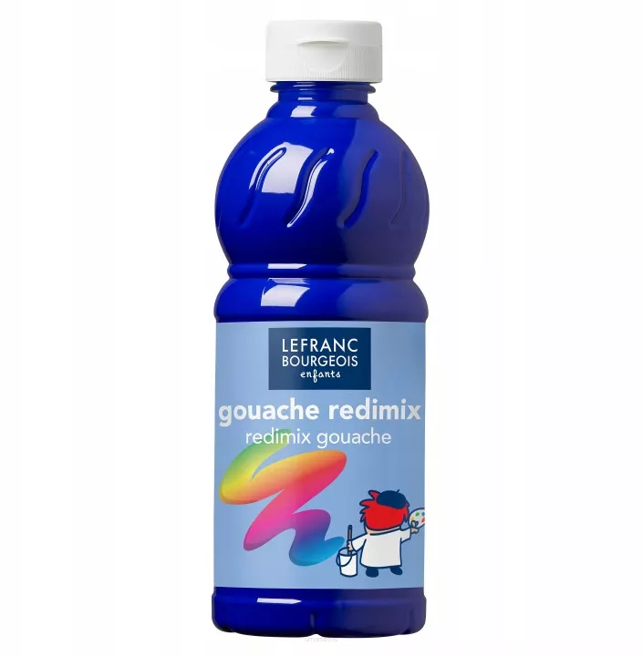 Płynny Gwasz Farba Plakatowa Redimix 500ml. Ultramaryna smartkleks.pl