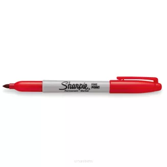 Marker Permanentny Sharpie Fine Pisak Szybkoschnący Red smartkleks.pl