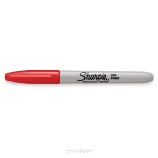 Marker Permanentny Sharpie Fine Pisak Szybkoschnący Red smartkleks.pl