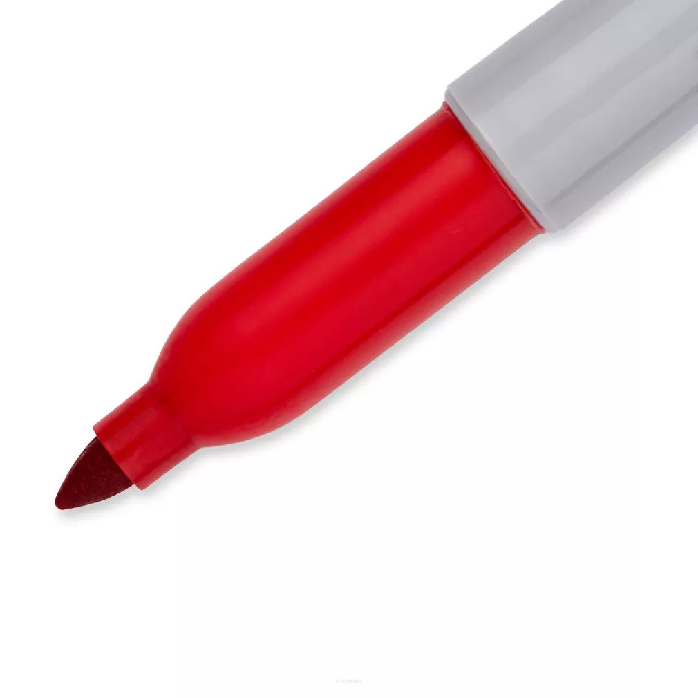 Marker Permanentny Sharpie Fine Pisak Szybkoschnący Red smartkleks.pl