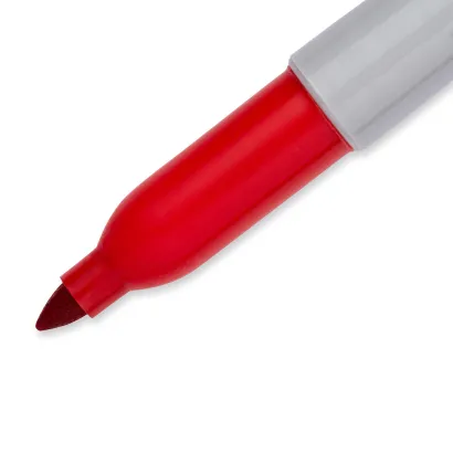 Marker Permanentny Sharpie Fine Pisak Szybkoschnący Red