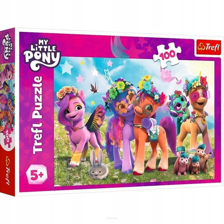 Puzzle Trefl 100 Elementów My Little Pony Zabawne Kucyki  SmartKleks.pl