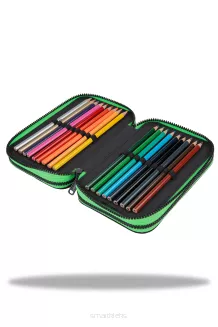 Piórnik potrójny z wyposażeniem Jumper 3 COOLPACK, Game Over Gradient