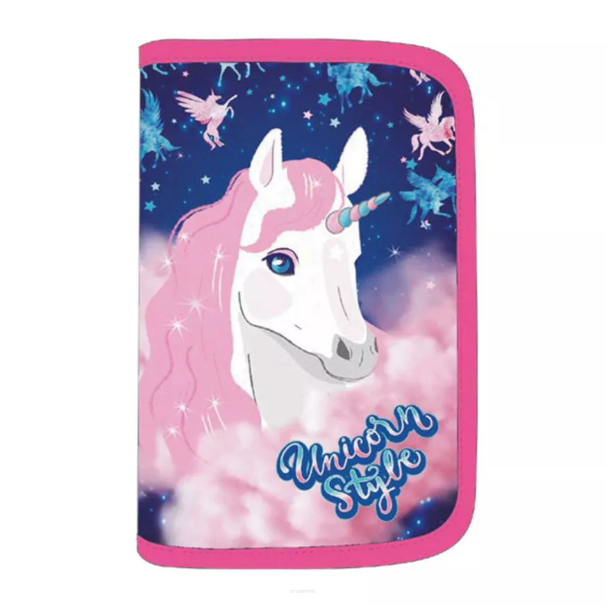 Piórnik Jednokomorowy Colorino Clipper Unicorn SmartKleks.pl