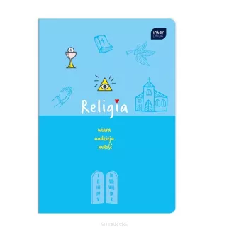 Zeszyt Tematyczny Religia A5 Kratka  60k. Interdruk Hybrid